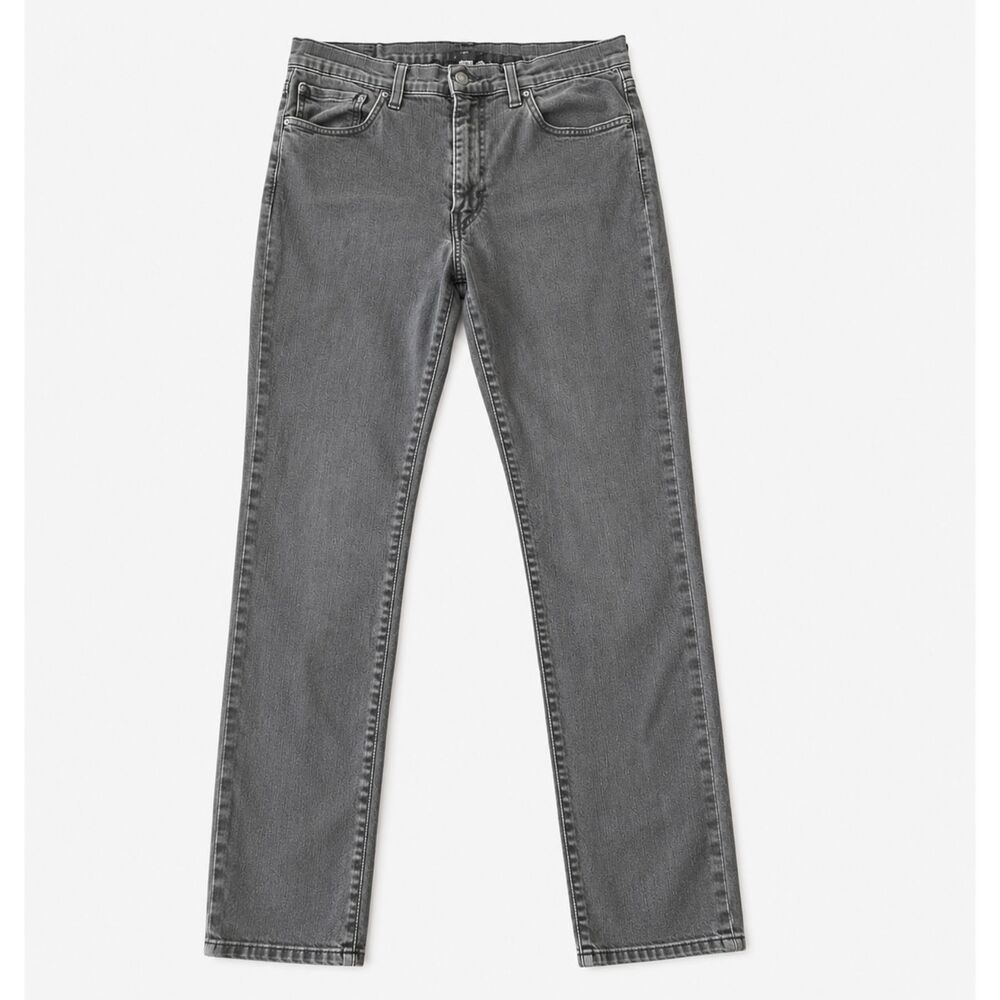 LEVI’S PREMIUM Skinny Jeans Women’s 36x29 Gray Denim Water<Less Stretch Red Tab